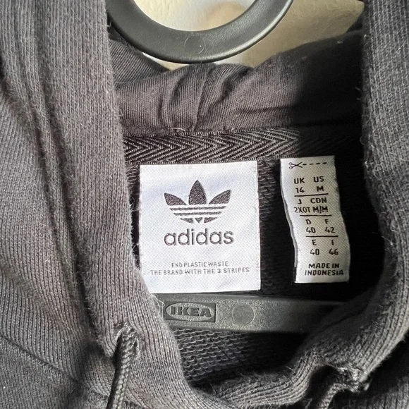 Adidas Black Sweater and Jogger Set with Trefoil Logo - Picture 9 of 10